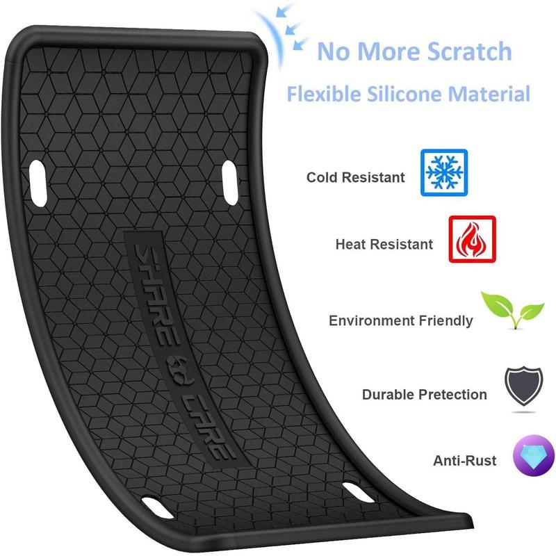 2 Pack  License Plate Frame, Front  License Plate Cover, License Plate Bracket Holder Rust-Proof Rattle-Proof Weather-Proof for  CA Standard  & 2 count Water Coaster (Black)