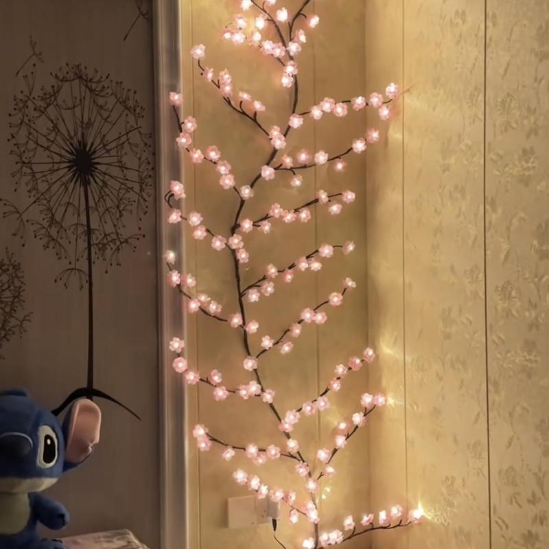 LED Tree-Shaped String Light, LED Outdoor Waterproof String Light, USB-Powered Decorative Wall Light for DIY Wreaths, Room Decor, Weddings & Holiday Celebrations
