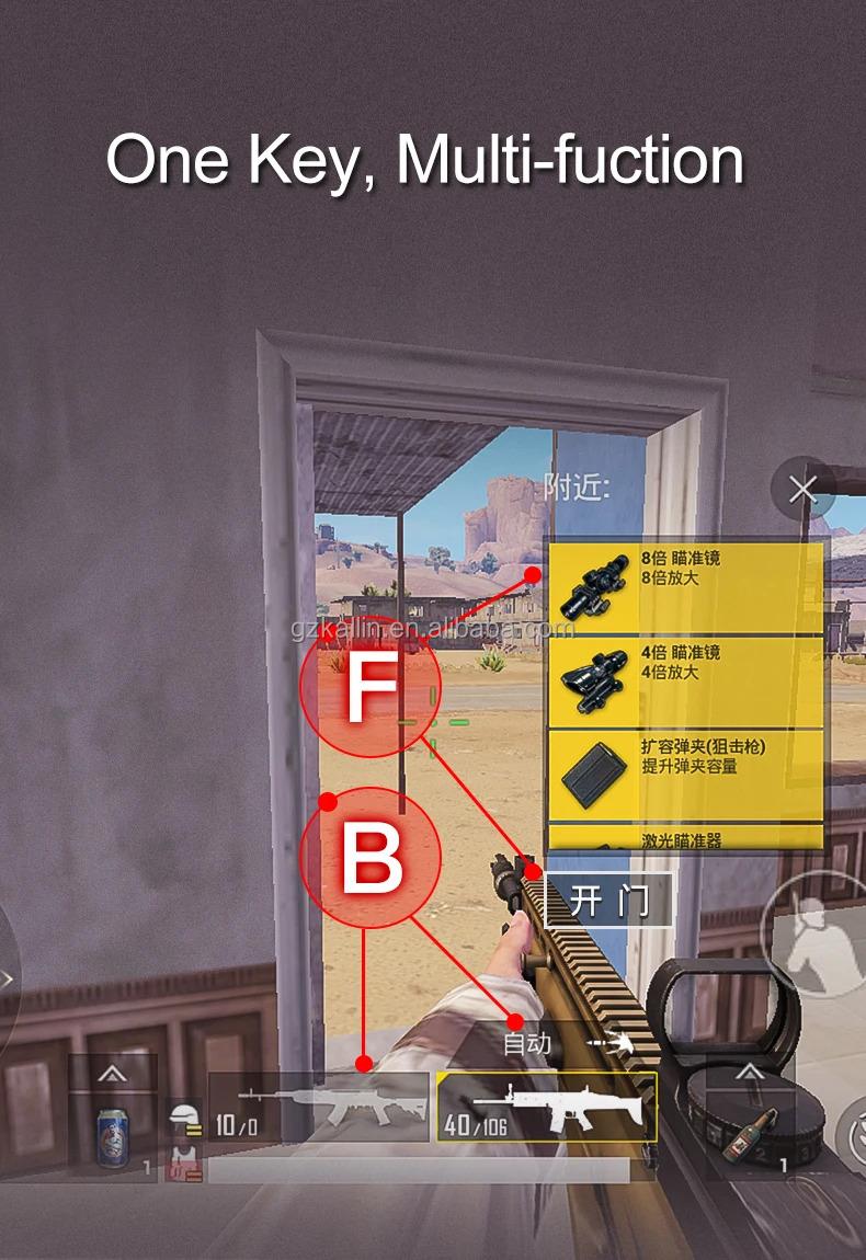 MOBIBLOOM 4-in-1 Mobile Game Keyboard for Android  - Wired Connection, Converter, F6 Keyboard, G2 Gaming Mouse, Ideal for Mobile Gaming，One-Handed Keyboard  Control