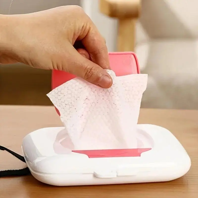 Wipes Dispensers Refillable Wipe Holder Baby Wipe Box Case for Indoor Outdoor Reusable Travel Wet Wipe Container