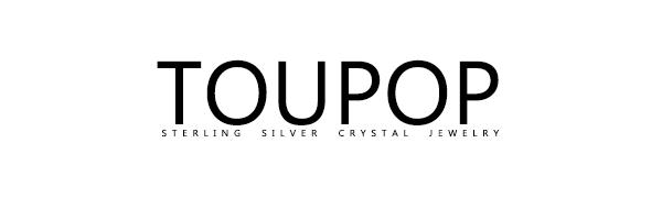 TOUPOP Heart Pendant Necklace Forever Love Sterling Silver Crystal Birthstone Necklaces Anniversary Jewelry Birthday Gifts for Women b0