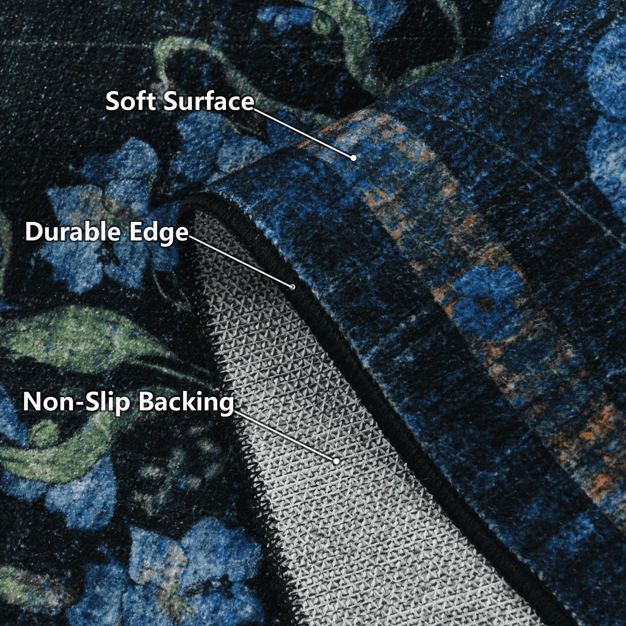 6x9 Washable Large Rugs,Red faux cashmere Area Rug,Indoor Home Decor Rug,vintage printed carpet,Boho Vintage Distressed Non-Slip Low-Pile Non Slip Carpet for Living Room,Dining Room,Office, Black , Dark Blue, Light Blue,Brown,6x9 Feet 6x9 Washable Large Rugs,Red faux cashmere Area Rug,Indoor Home Decor Rug,vintage printed carpet,Boho Vintage Distressed Non-Slip Low-Pile Non Slip Carpet for Living Room,Dining Room,Office, Black , Dark Blue, Light Blue,Brown,6x9 Feet