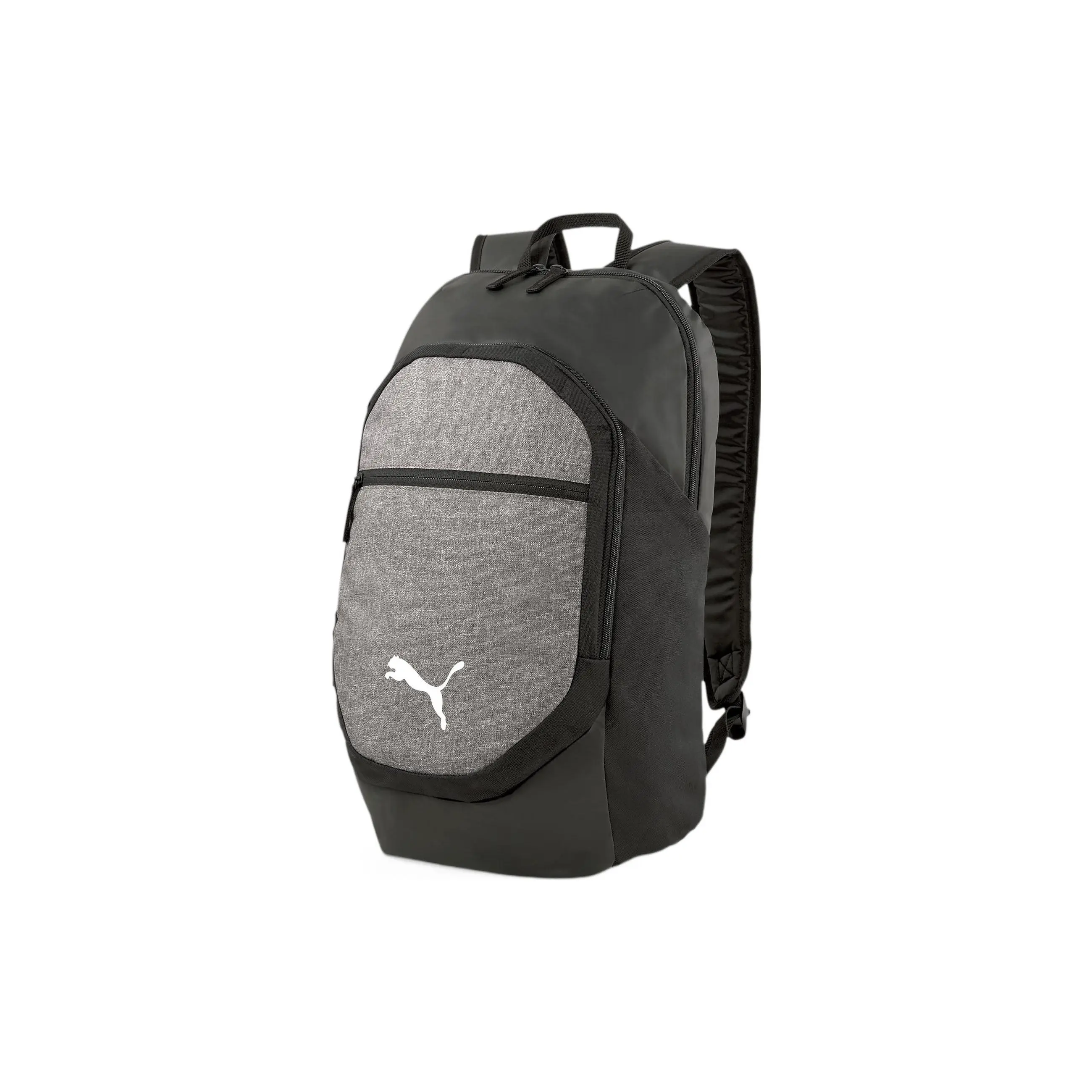 Puma 25L Soccer Team Final Polyester Backpack for Men and Women, Classic Unisex Style in Black and Gray