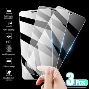 3pcs Apple 17promax Tempered Glass Screen Protector, 9h Hardness, Anti-Scratch, Bubble-Free Installation, Compatible with iPhone 17/17 Pro