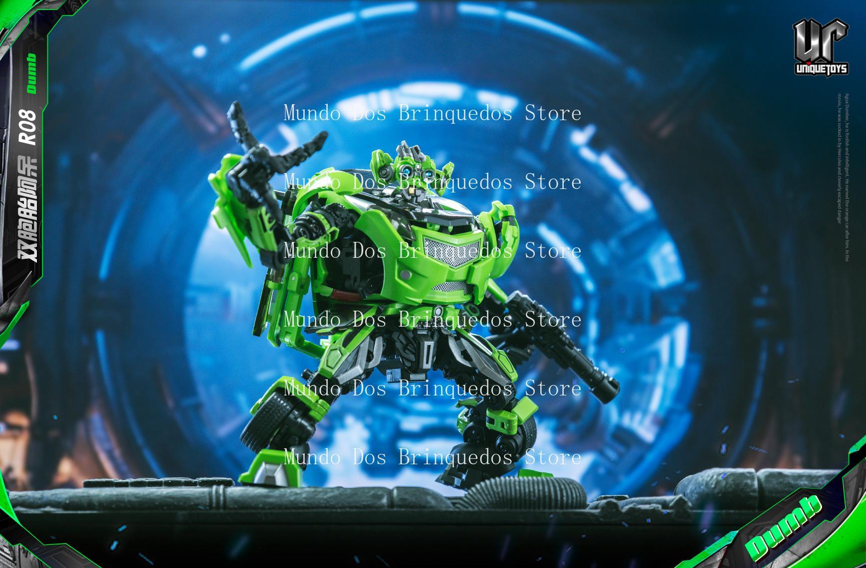 UT Transformation Unique Toys UT-R07 UT R07 R08 UT-R08 13cm Mudflap Dumber Trax Twins Alloy Action Figure Robot