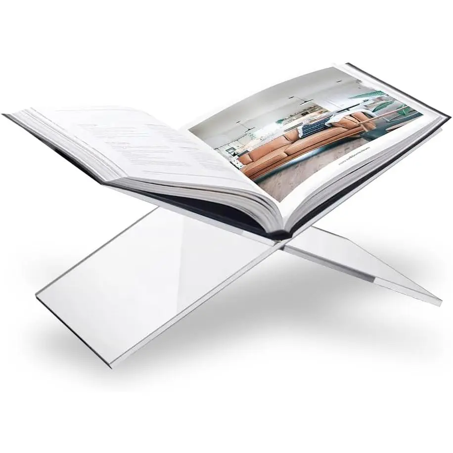 Book Stand Large - 11 x 6 x 5.2” - Quran Holder Stand -  Book Holder for Coffee Table Books – Cookbook Holder - Cookbook Stand for  –  Decor – Table Decor