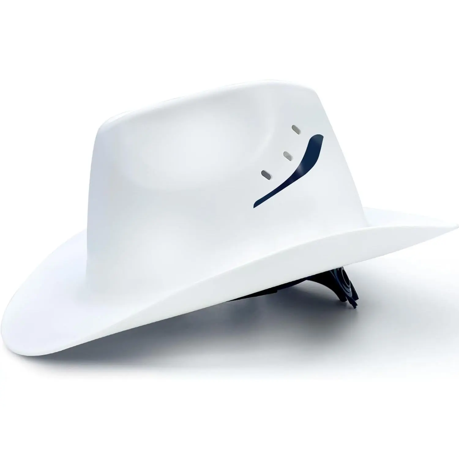 Western Style Full Brim Cap for Men & Women, Lightweight High-Density ABS Shell with Vented Top and Adjustable Fit for Outdoor Chores, Lightweight Shell