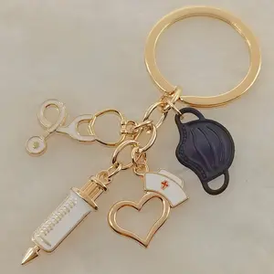 Medical Nurse Set, Stethoscope, Mask, Hat, Key Chain - The Perfect Gift for Nurses And Medical Professionals