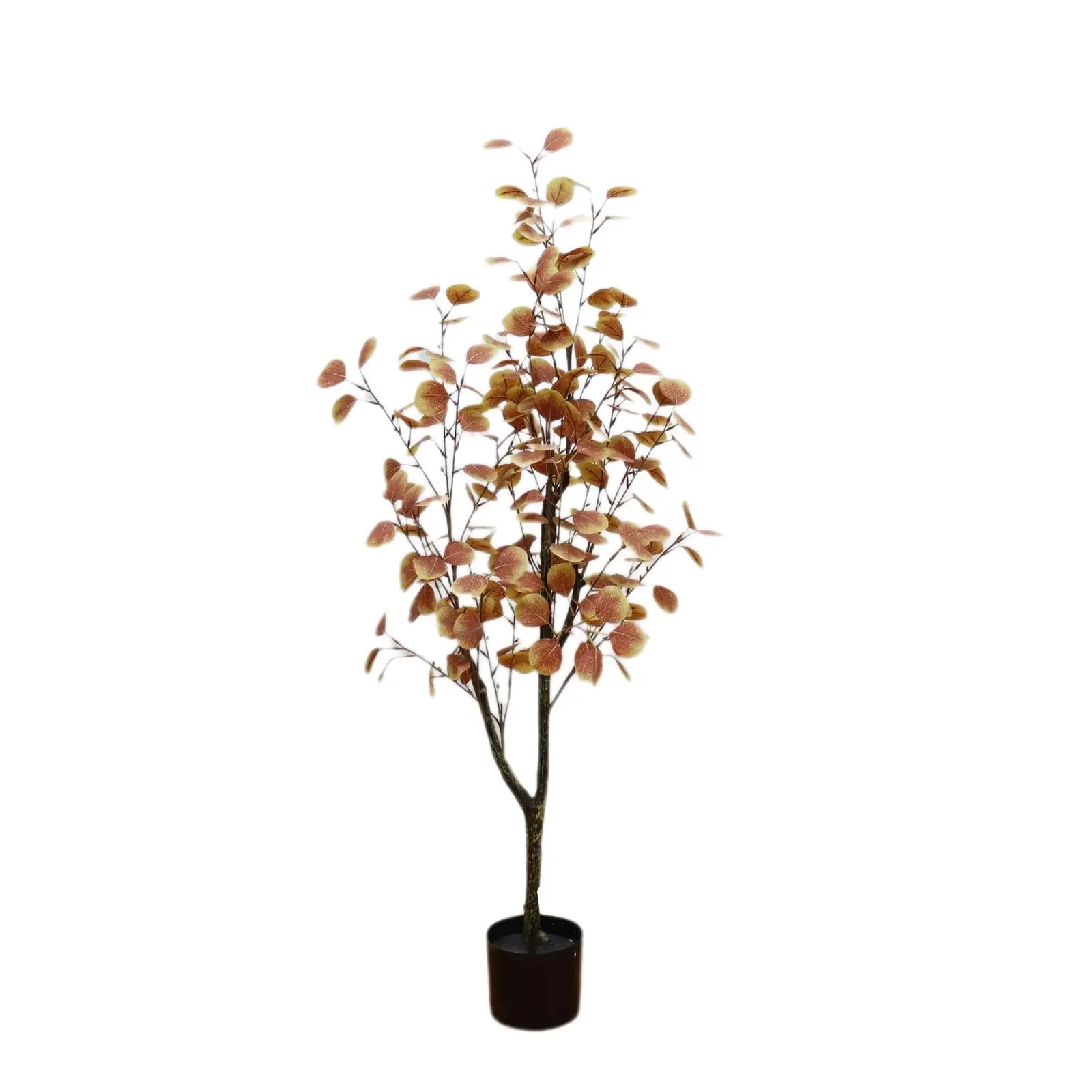 Artificial Eucalyptus Tree 3.9ft Faux Plant Silk Leaves Fake Potted Tree for Home Decor Modern Boho Artificial Trees for Indoor Outside Corner Aesthetic Greenery for Living Room Bedroom Office Wedding Party Welcome Entryway