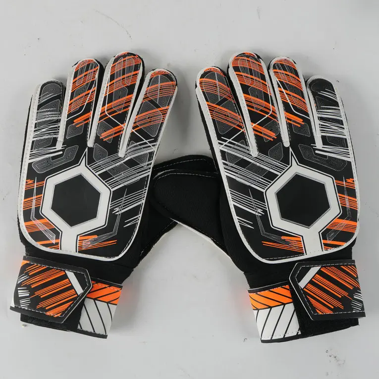 Football Goalkeeper Gloves Goalkeeper Adult Children's Game Training Gloves Latex Wear-resistant Thickened Non-slip Gloves soccer goalie glove Gold Evolution Cut Goalkeeper Gloves