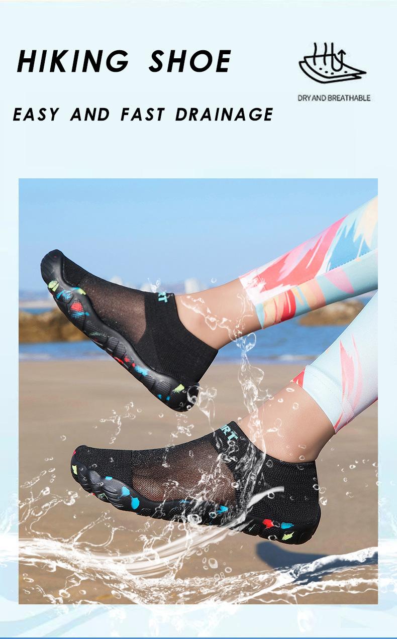 Women's Wide Toe Barefoot Water Shoes| Breathable Mesh Non-Slip Minimalist Design, All-Season Comfort for Outdoor Activities