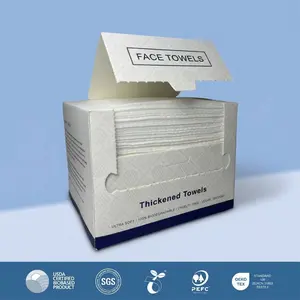 Disposable Face Towel, Clean Face Towels XL 50pcs/box Portable Multipurpose Wet & Dry Towel, Soft Face Towel for Home Bathroom Outdoor Travel, Soft Cleaning Towel, Disposable Facial Towels