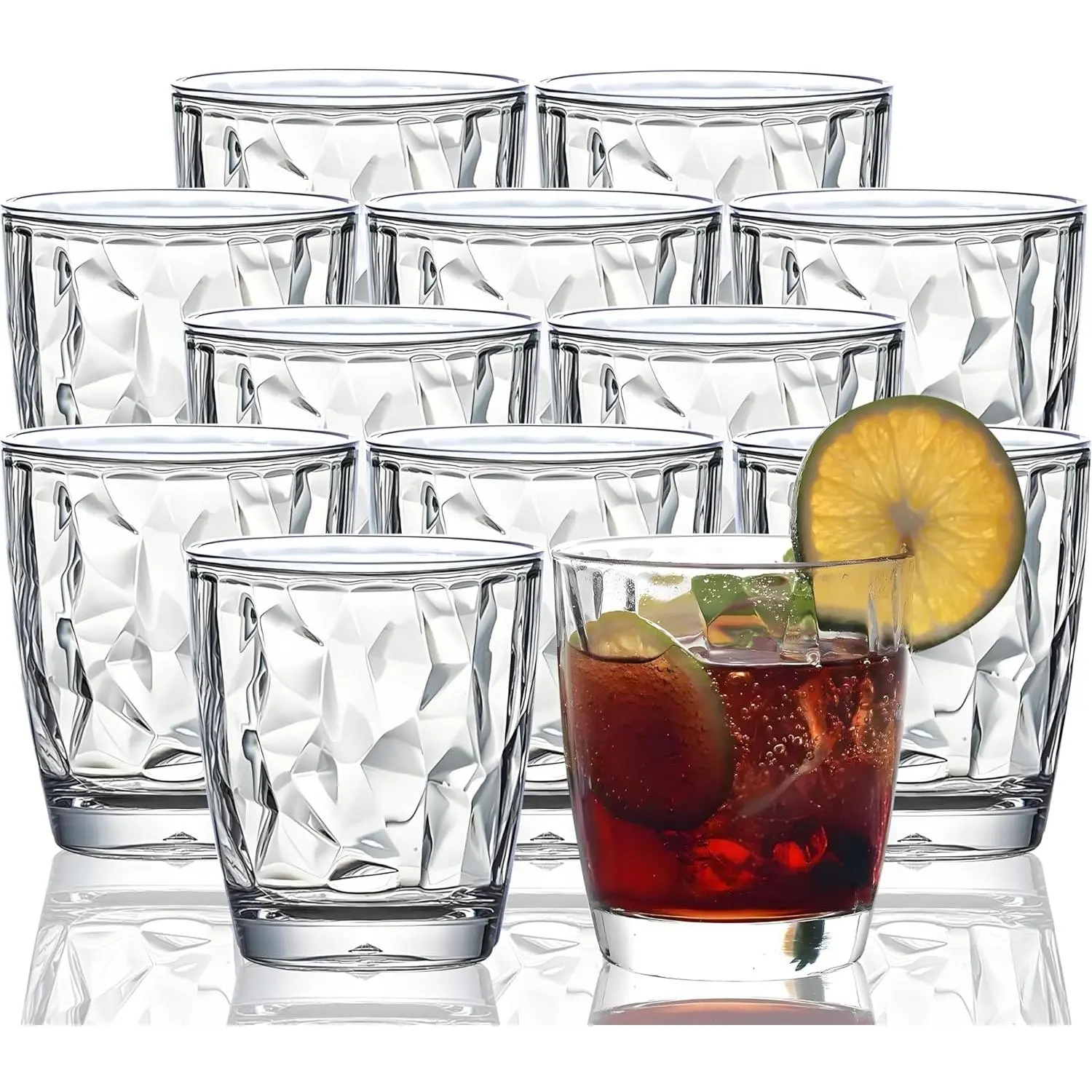 10Oz 12Pcs Clear