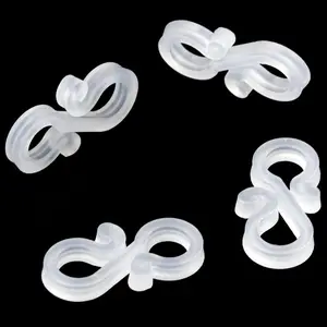 100 Pcs Christmas Light Clips Gutter Hanger Hooks Plastic Outdoor Light Clips Weatherproof S Clips for Hanging Outdoor String Lights, Rope Lights, Xmas Tree Decorationfidget toys