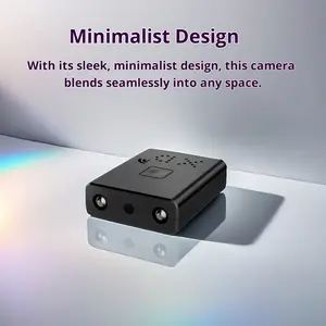 1080P HD Cameras, Audio And Video Recording Voice Recorder, Infrared Night Vision, Usb-Powered Camera, Portable Pocket Camcorder, Suitable for Home, Office, And Pets (No Wifi Included)