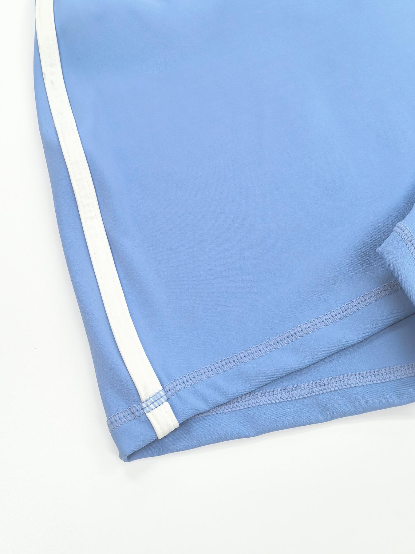 Two-Piece Set Women's Solid Crop Sports Bra & High Waist Skinny Shorts Tracksuit Set, Breathable Comfortable Sports Outfits for Yoga Gym Workout Running, Ladies Sportswear for All Seasons, Sports Fitness Wear