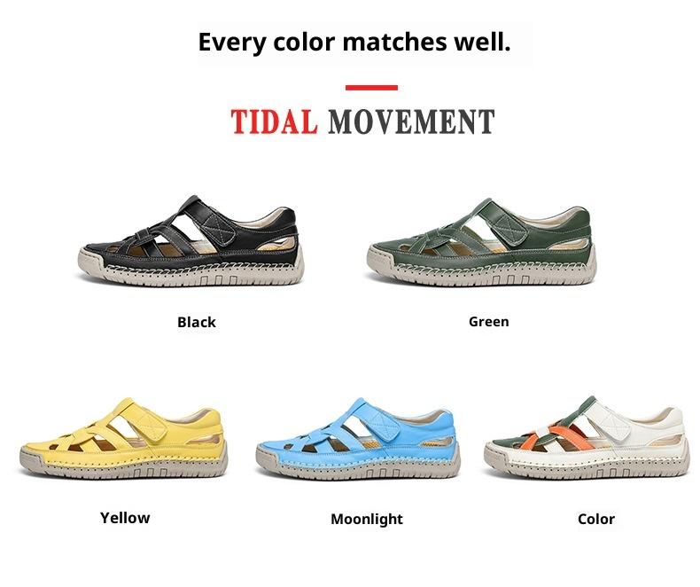 Handmade Woven Sandals for Women 2026 New Casual Sport Sandals Summer Outdoor Comfort Breathable Flat Shoes