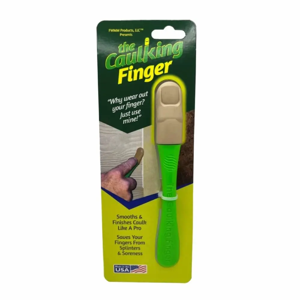 Caulk Smoothing Tool Provides Smooth Professional Finishing for Caulks, Comfort Grip Durable Easy to Use, Protects Fingers from Splinters and Soreness