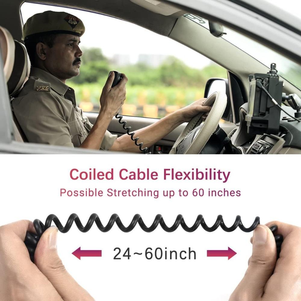 BASIC SUPPLY Microphone Handheld Heavy Speaker For BF-800 Radio,UV-5R,BF-F8HP PRO,AR-5RM,UV-21R,UV-32 Kenwood Retevis Walkie Talkies.IP54 Waterproof, Volume Adjustable