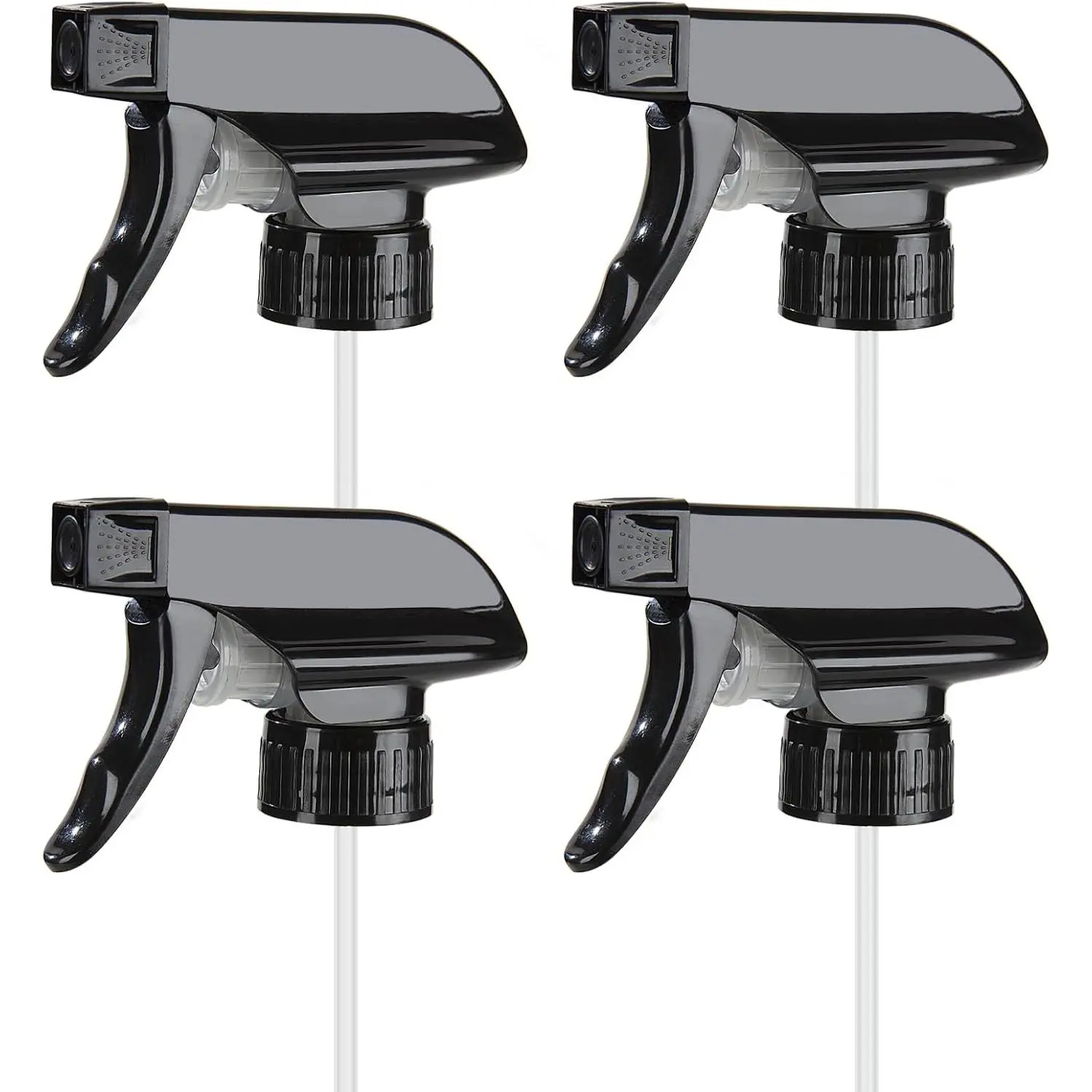 4 Pack Black Trigger Sprayers   Nozzles with Mist Stream Sprayer for 8oz/16oz Glass  Bottles for , Kitchen, Garden and Office,Cleaning Solutions-Quality Sprayer