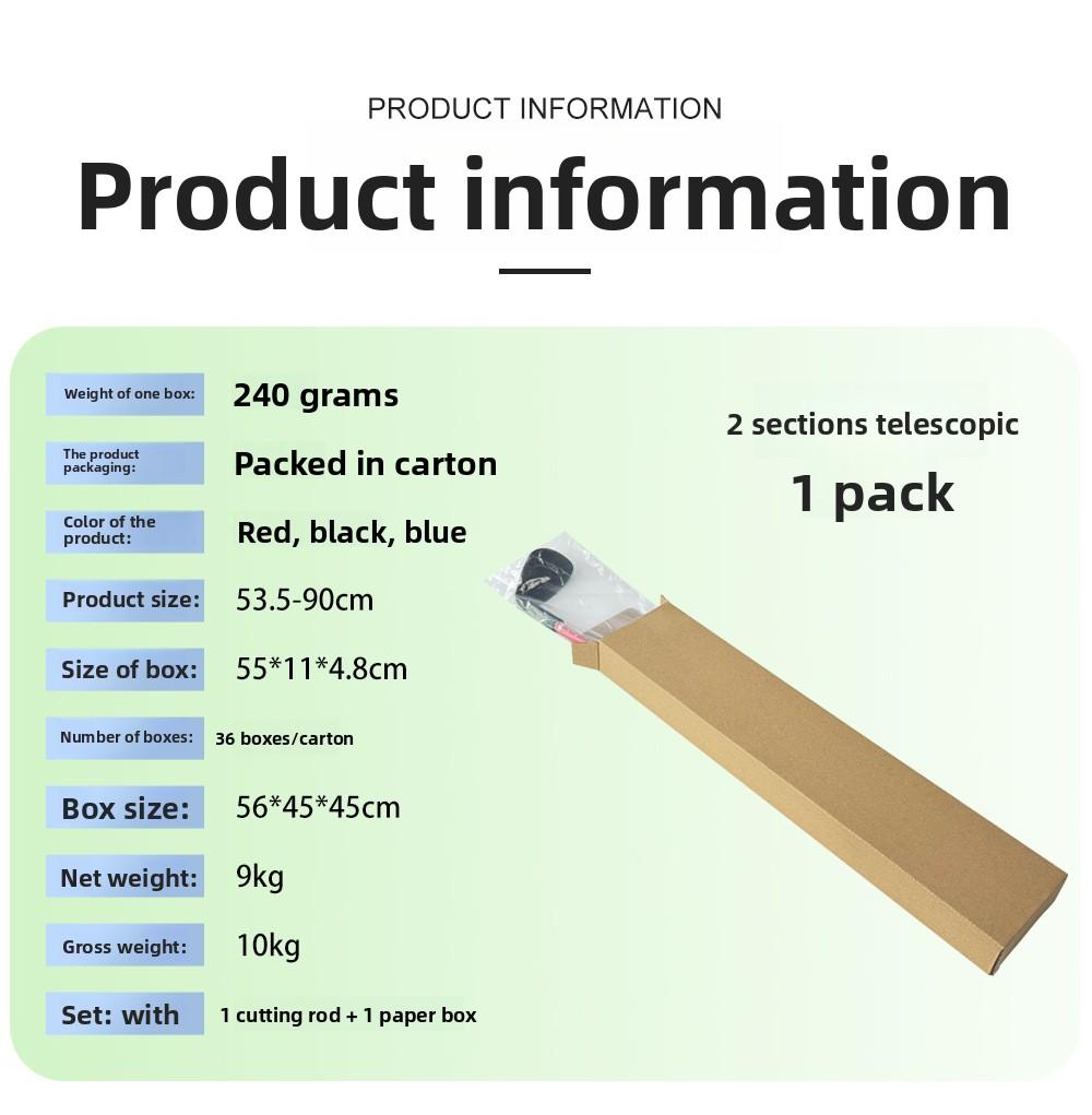 Outdoor Golf Three-Section Telescopic Chipping Club Extendable Practice Club for Indoor & Outdoor Use