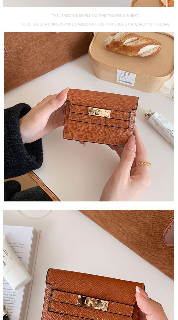 Ladies new compact Internet celebrity change purse multi-card premium organ card bag card clip