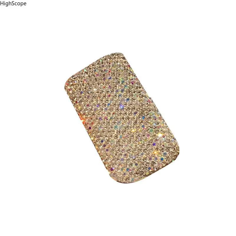 Cute Rhinestone Pill Case, Luxury Mini 3-Grid Portable Medicine Storage Box with Sealed Compartments for Travel, Three-Grid Small Medicine Box
