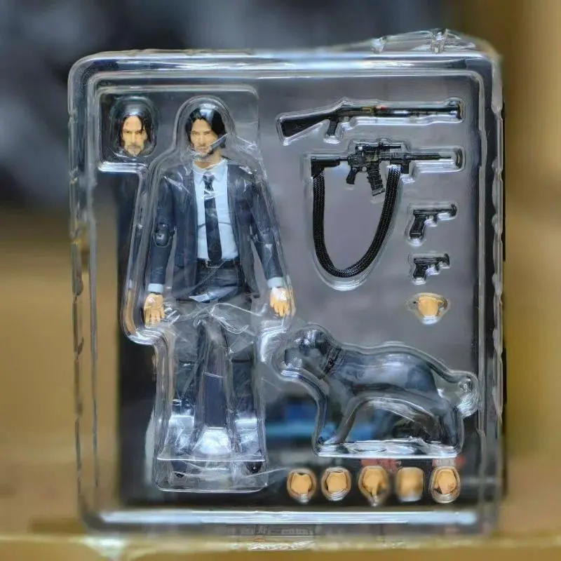 MAFEX 085 John Wick Chapter 2 Action Figure Film Model Toys 16cm Movable PVC Collectible Doll Maf Johnthan Wick Killer Figures