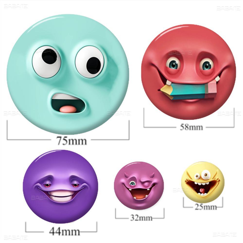 Saiki K Japanese Anime 32/44/58mm Round Cartoon Brooches Handmade Pins For Backpack Jewelry Accessories Gifts Creative Badge