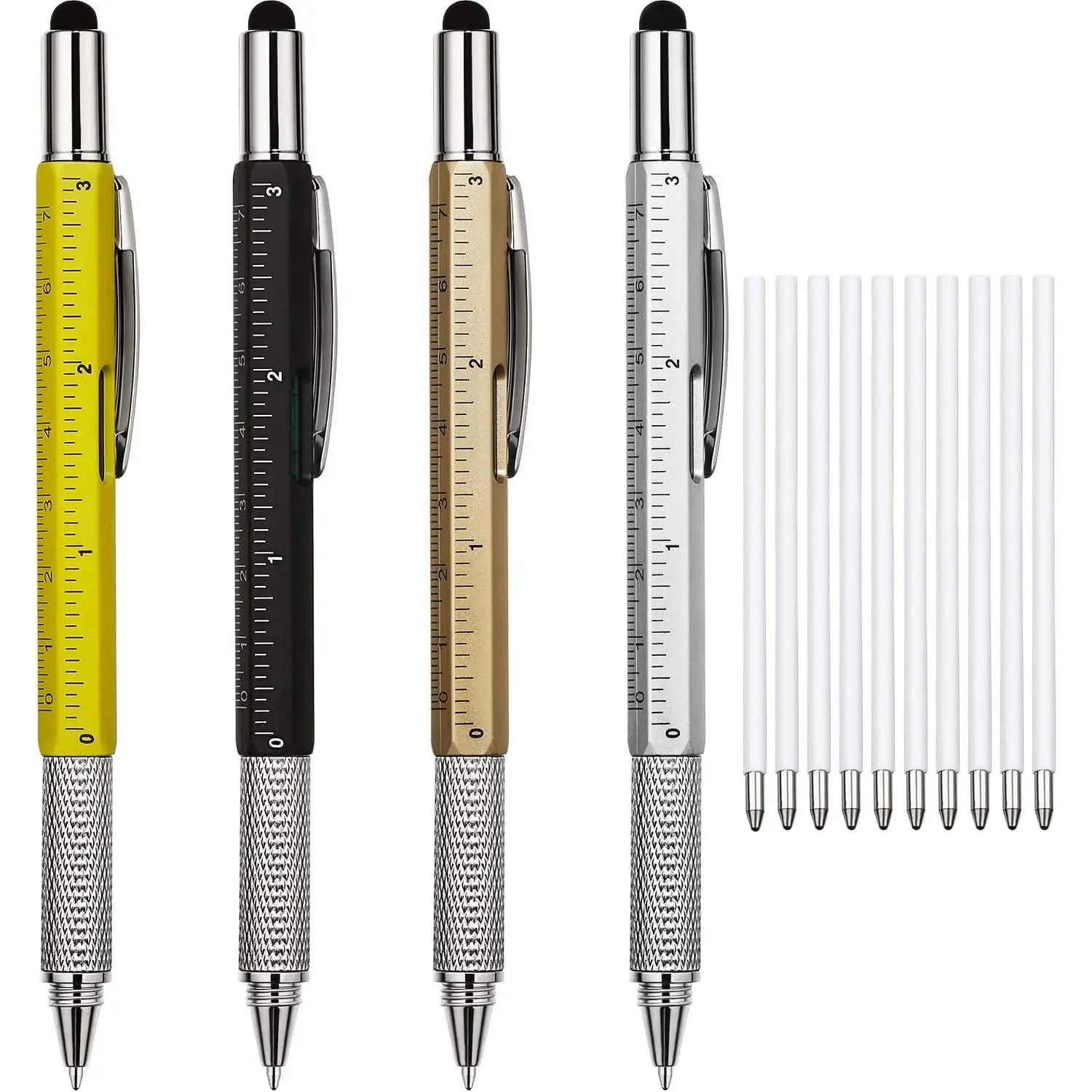 Gold, Black, Silver, Yellow