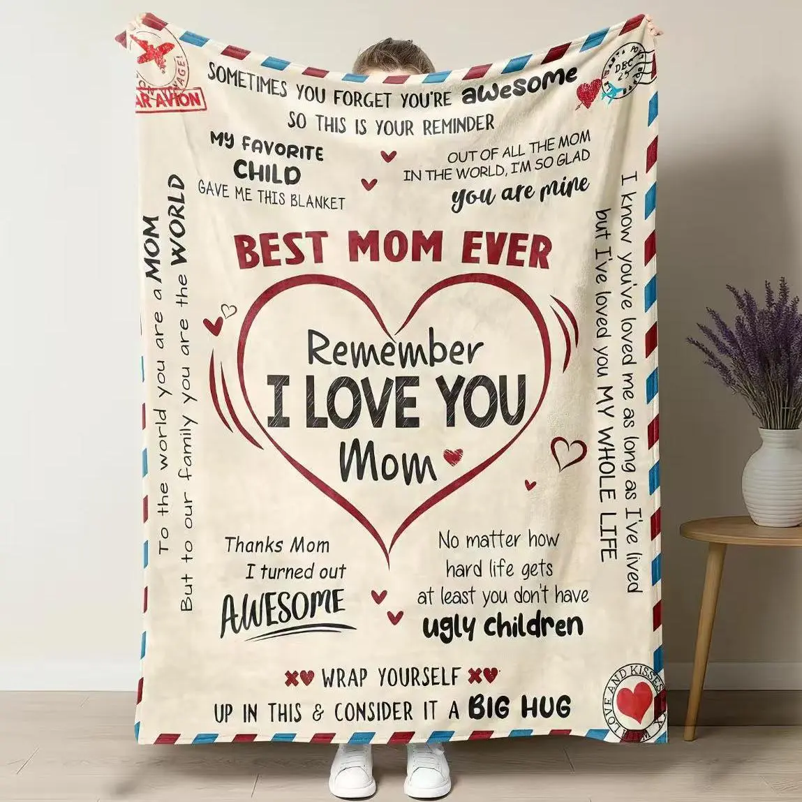 Super Soft Christian Bible Jesus Throw Blanket Premium Fleece Lightweight Cozy Warm Blankets for Bedroom & Living Room Decoration 80x60 Inches