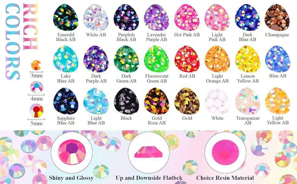 40-Color Ultimate Bedazzler Kit with 3mm Mixed Jelly AB Rhinestones Flatback Resin Gems| Includes Tools| DIY Bling Set for Shoes, Phone Cases, Tumblers & Nail Art Bedazzling Kit for Crafting Book 40-Color Ultimate Bedazzler Kit with 3mm Mixed Jelly AB Rhinestones Flatback Resin Gems| Includes Tools| DIY Bling Set for Shoes, Phone Cases, Tumblers & Nail Art Bedazzling Kit for Crafting Book