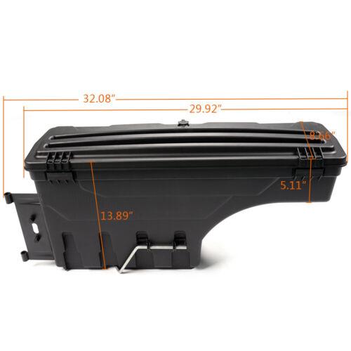 Truck Bed Storage Box Toolbox Right Fit For Chevy Silverado GMC Sierra 2007-2018 Upgraded Version