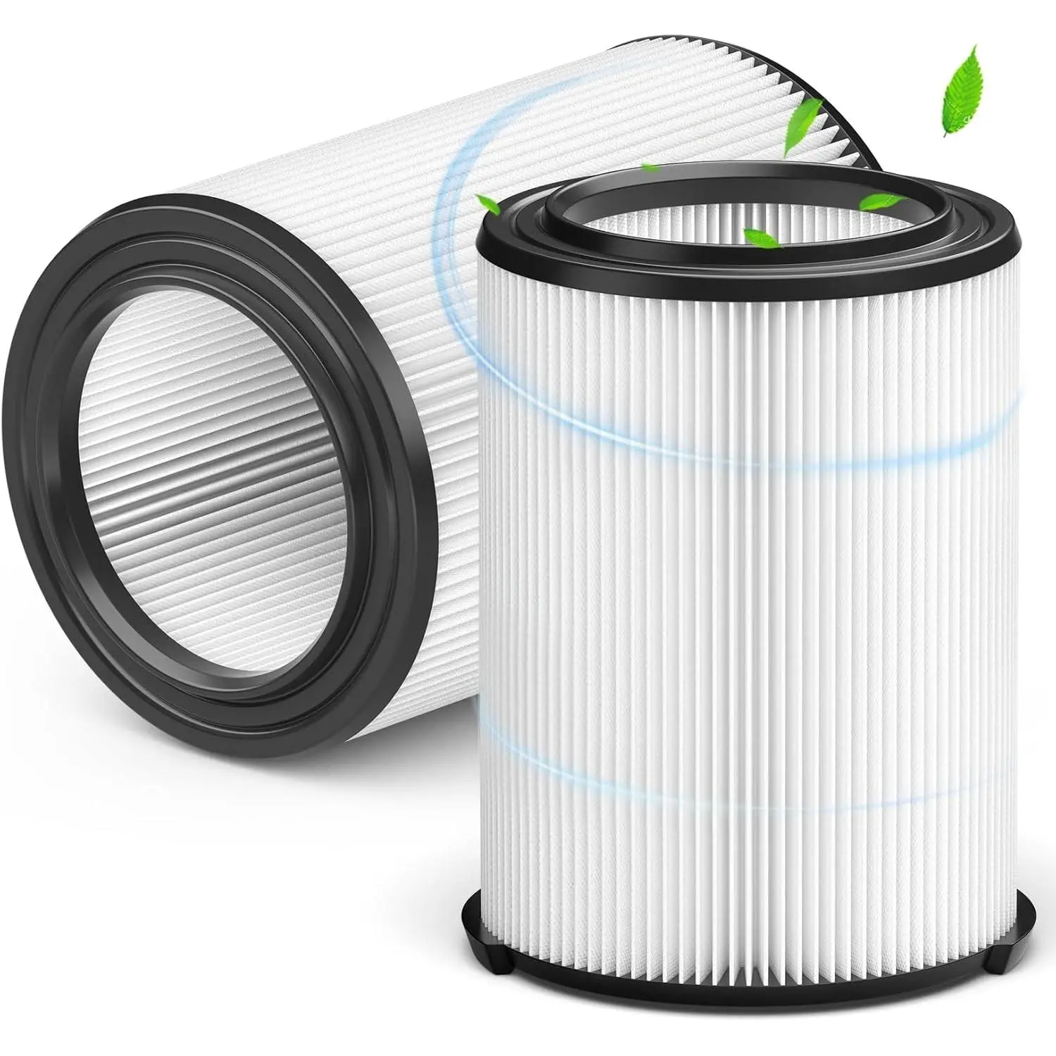 2 Pack VF4000 Replacement Filter Compatible with Rigid Shop Vac Filters | Standard Wet/Dry Filter VF4000 for Wet Dry 5-20 Gal, 6-9 Gal Husky Vacuum & CRAFTSMAN Shop Vacuum 17816 9-17816