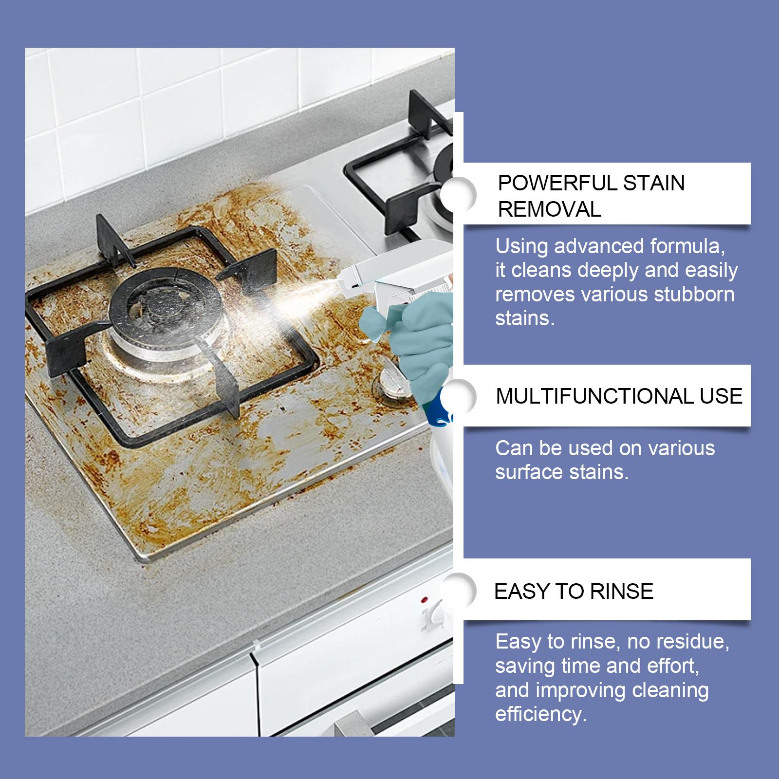 Jue Fish Multi-Function Cleaning Spray, Kitchen Heavy Oil Tile Stains Multi-Effect Cleaning Household Cleaner