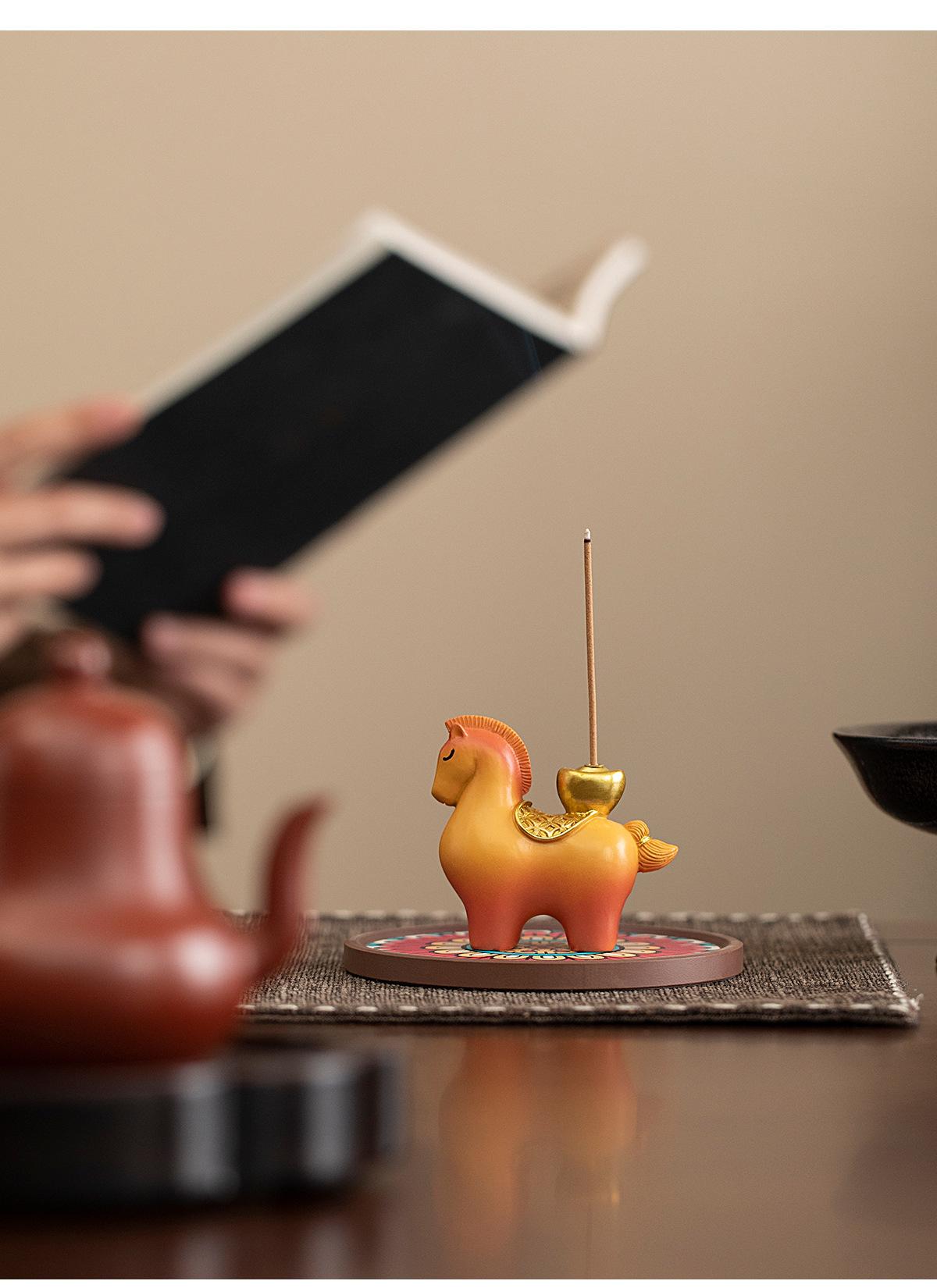 Incense Stick, Decor & Incense Burner, Home Odor Removal, Desktop Ornament, Aromatherapy Burner