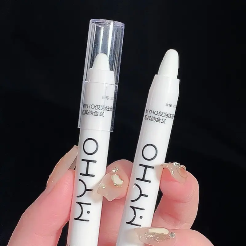 Myho Lazy Eyelid Highlighter Pen, Single Color Brightening Glitter, Pearl Flashy Eye Shadow Brush, Micro Glow Accent Tool