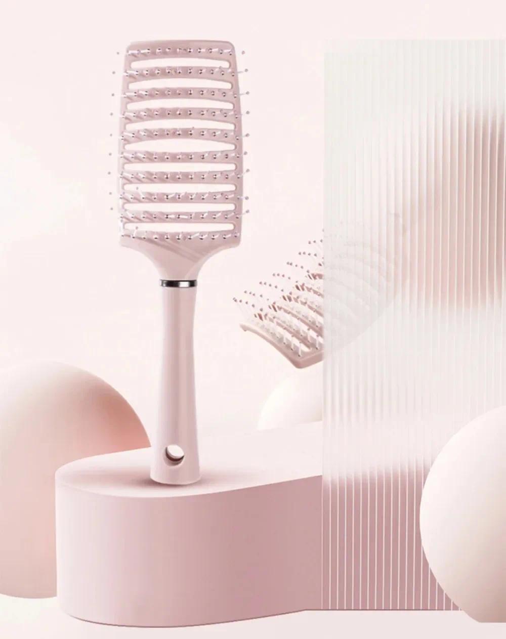 Anti-Hair Loss Air Cushion Massage Hair Brush - Fluffy Hair Styling Tool For All Hair Types Long Thick Thin Curly Natural