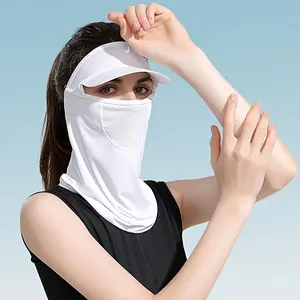 1pc Summer Cool Breathable Face Mask, Unisex Motorcycle Outdoor Sports Headscarf - Sun-Protective Cover for Cycling, Travel, Golf (Motorcycle Protective Gear Accessory)