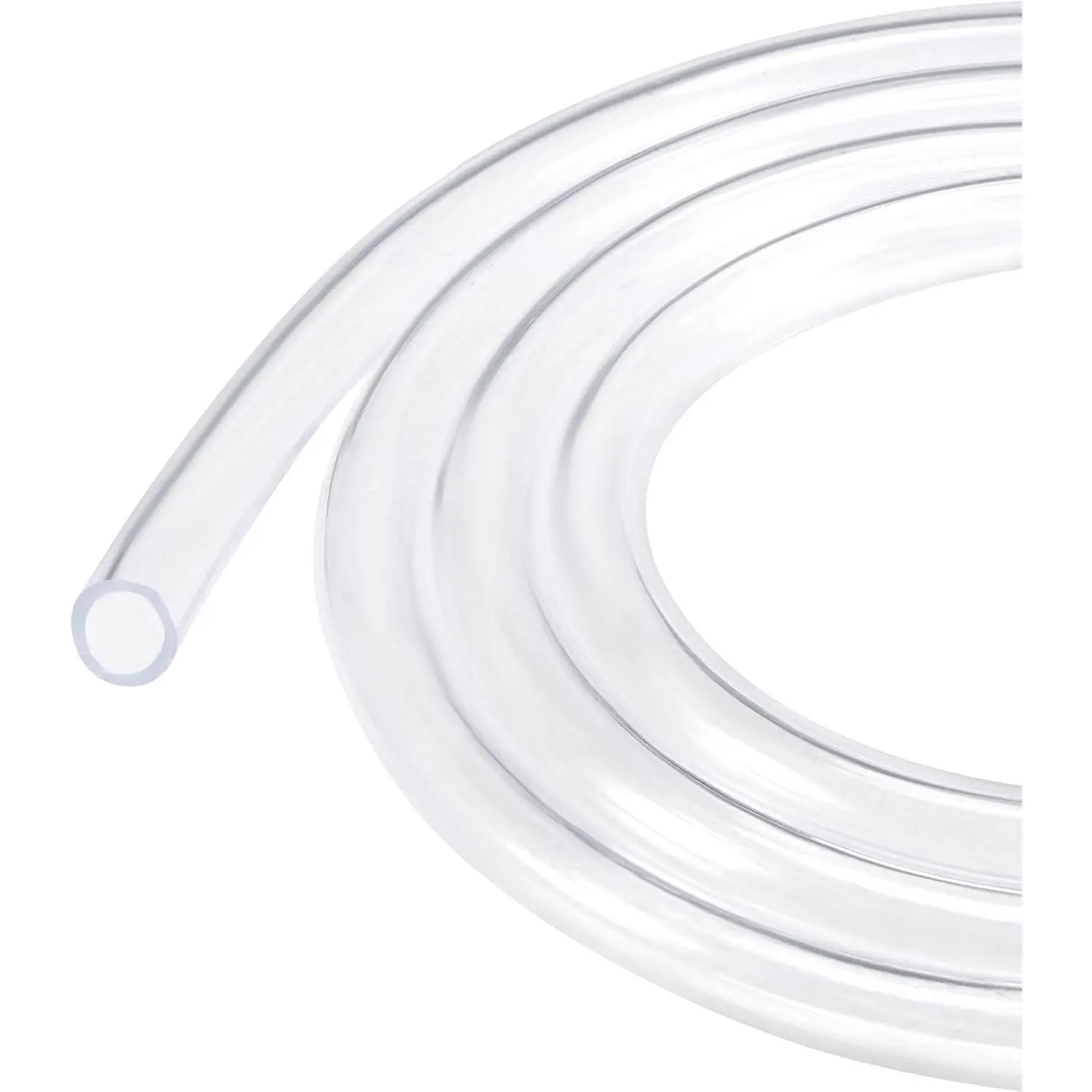 PVC Clear Hose Vinyl Tubing 7/16" ID 5/8" OD 3.3ft Flexible Lightweight for Water Tube,Air Hose,Oil Line