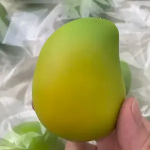 Handmade Crispy Mango Stress Ball Fidget Toy Crunchy Squeeze Ball Round Blocks Filled ASMR Anti Stress Toys for Adults