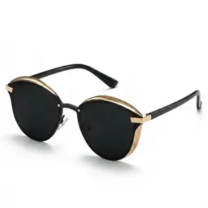 Women’s Polarized Oval Sunglasses, Thin Temple Anti-Glare Full Rim Shades for Driving, Travel, Beach, Summer Outfits & Daily Wear