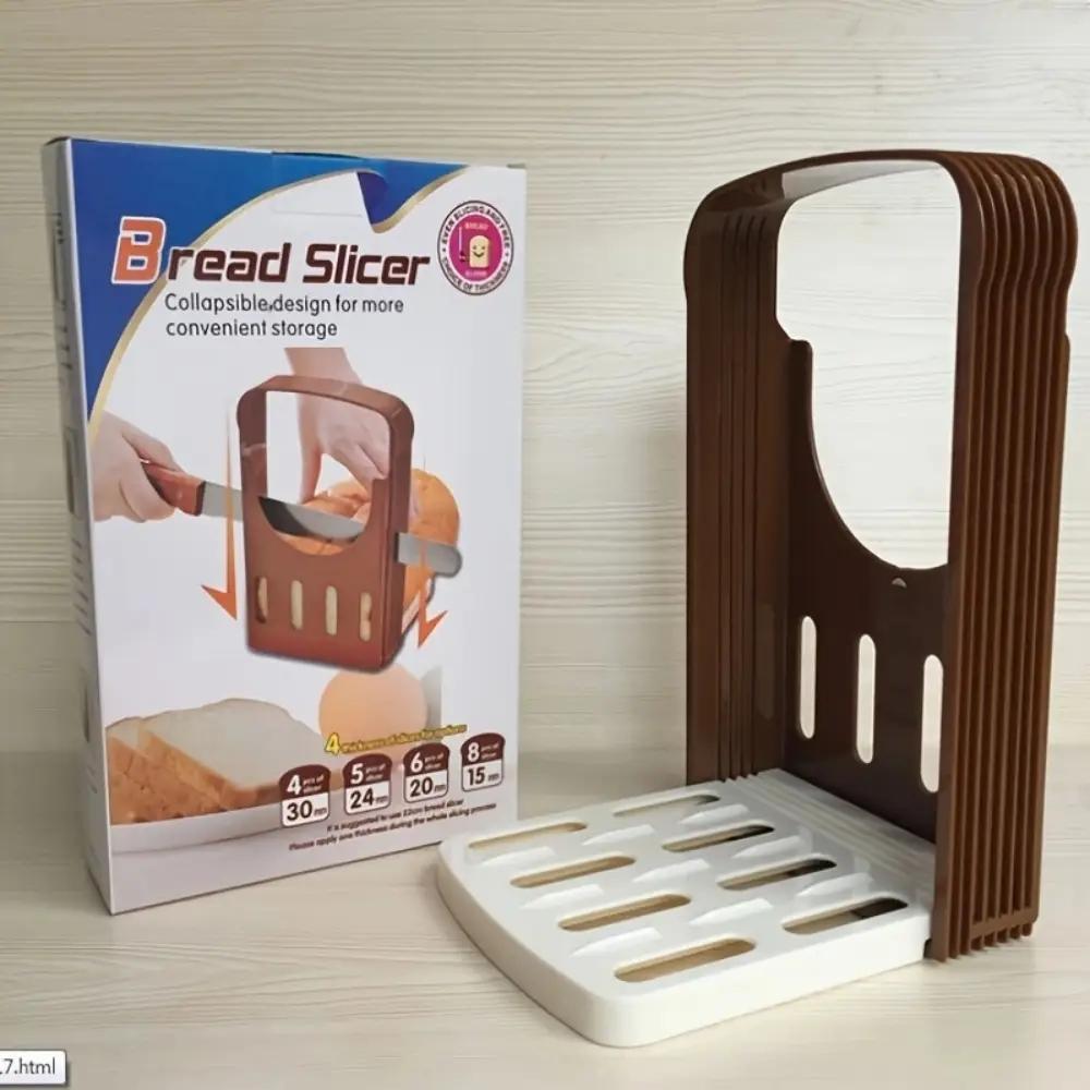 Foldable Bread Slicer, 1 Count Toast Bread Slicing Rack, Household Baking Tool For Kitchen, Summer for Gift