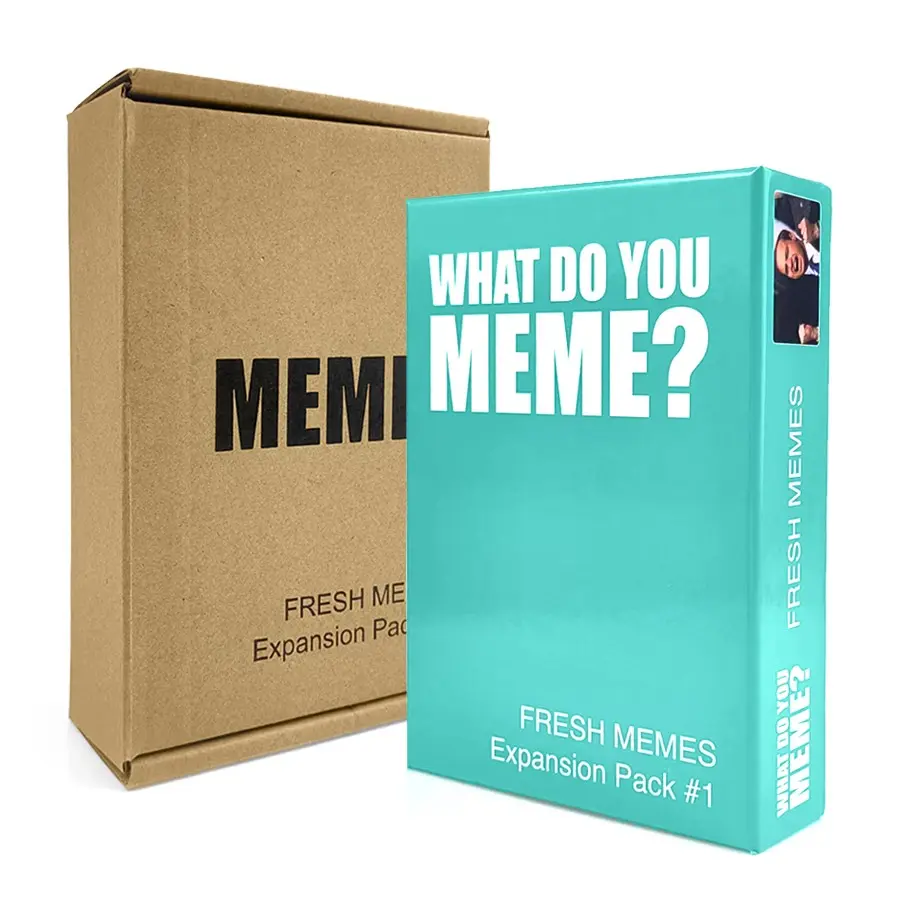 What Do You Meme? Fresh Memes Expansion Pack #1, Adult Party Game, Fun and Engaging Gameplay, Perfect for Social Gatherings