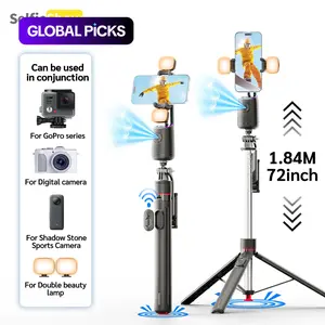 SelfieShow AI Intelligent 360° Tracking Gimbal, Tripod Stabilizer, 1 Count USB Rechargeable Selfie Stick with Mount, Selfie Accessories for Phone, Camera, Vlog, Live Streaming