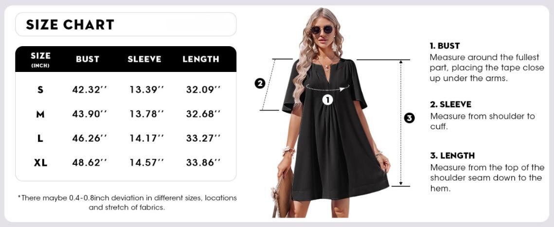 Imily Bela Womens Flutter Short Sleeve Mini Dress Casual V Neck Loose Flowy Summer Dresses