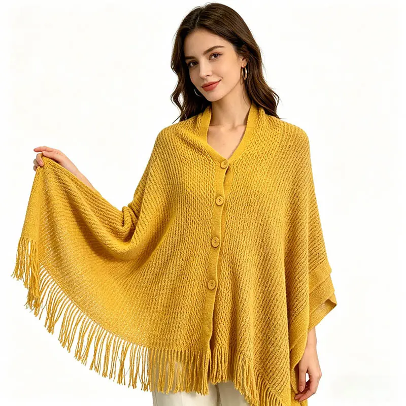 Satin Batwing Tassel Shawl for Female, Chinese-Style Plain Cover Up for All Seasons Cheongsam Wear, Cape, Ethnic, Matching Cheongsam Cover Up, Fashion Shawl Wrap, Solid Shawl