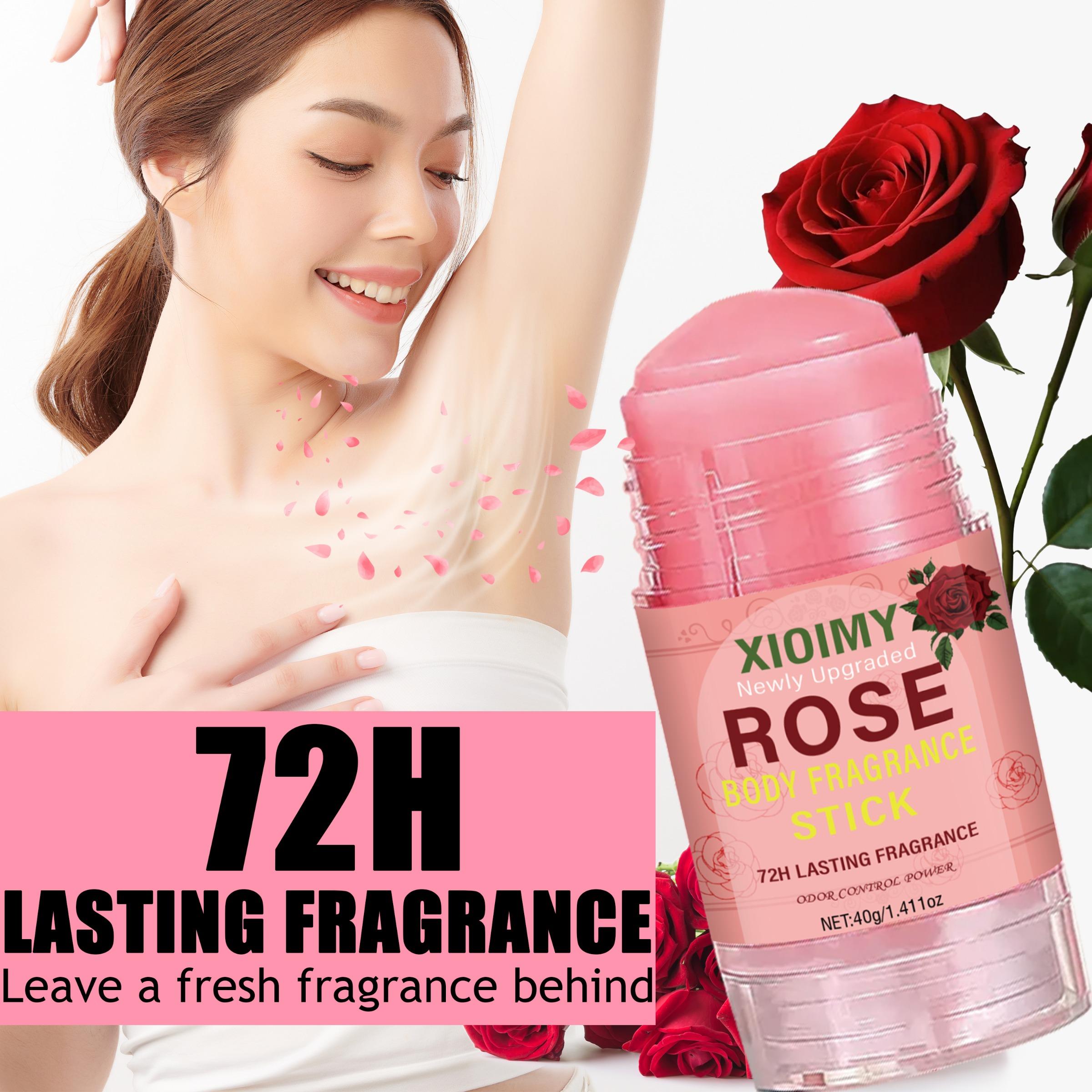 Rose Scented Deodorant Stick, Long Lasting Fragrance Deodorant, Body Care Product for Underarm, Body, Private Parts, Persistent Body Odor, Body Odor Remover, Body Care Product, Cosmetic