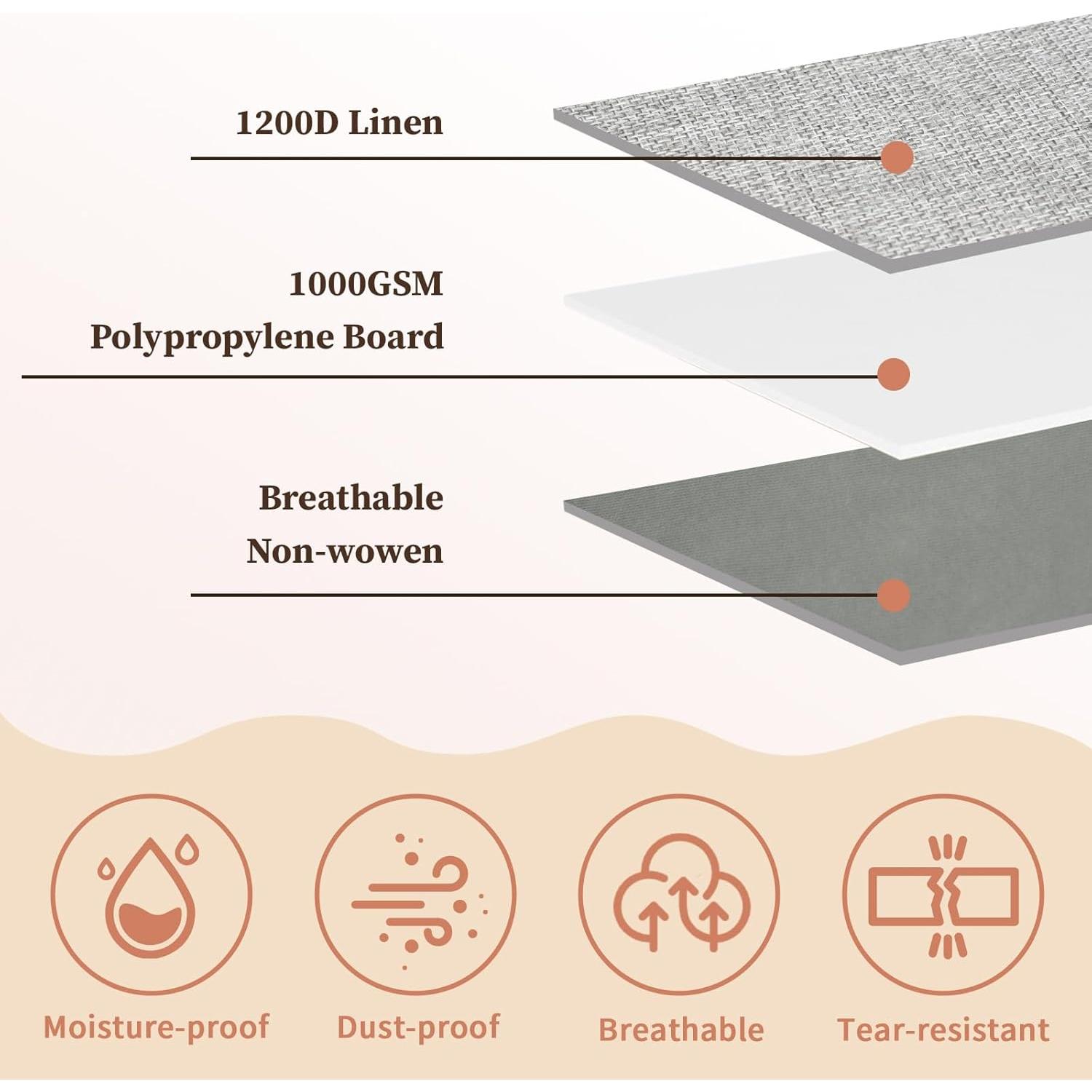 2 Pack Under Bed Storage Containers, 4.5" Low Profile Underbed Storage Bins with Sturdy Support, Stackable Space Saving Organizer with 4 Handles & Label Windows for Shoes Clothes Blankets