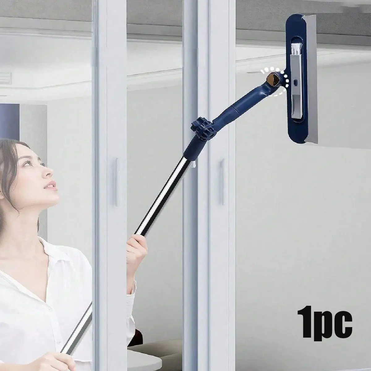 3-In-1 Window Cleaning Tool, 360° Rotatable Multi-Function Scraper, Dual-Sided Home Cleaner, Glass, Floor, Car Windshield, Holiday Gift